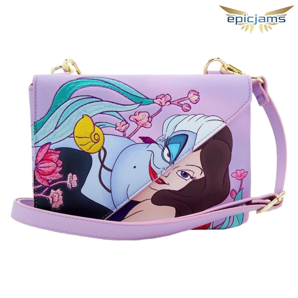 Loungefly Disney The Little Mermaid Ursula And Vanessa Crossbody Bag